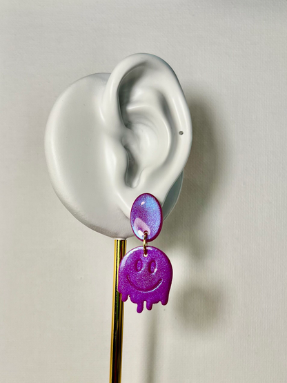 Smiley Drip Earrings
