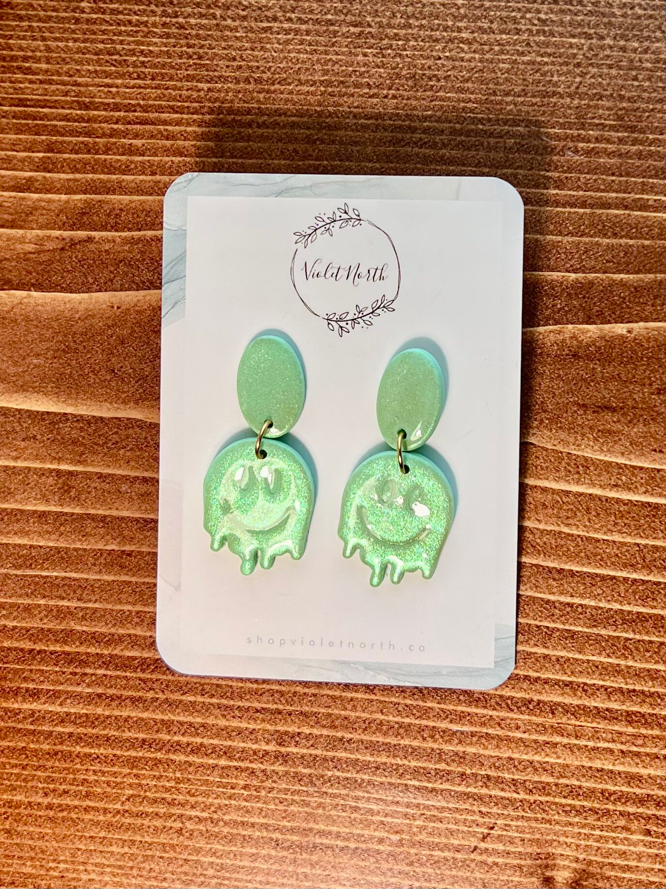 Smiley Drip Earrings